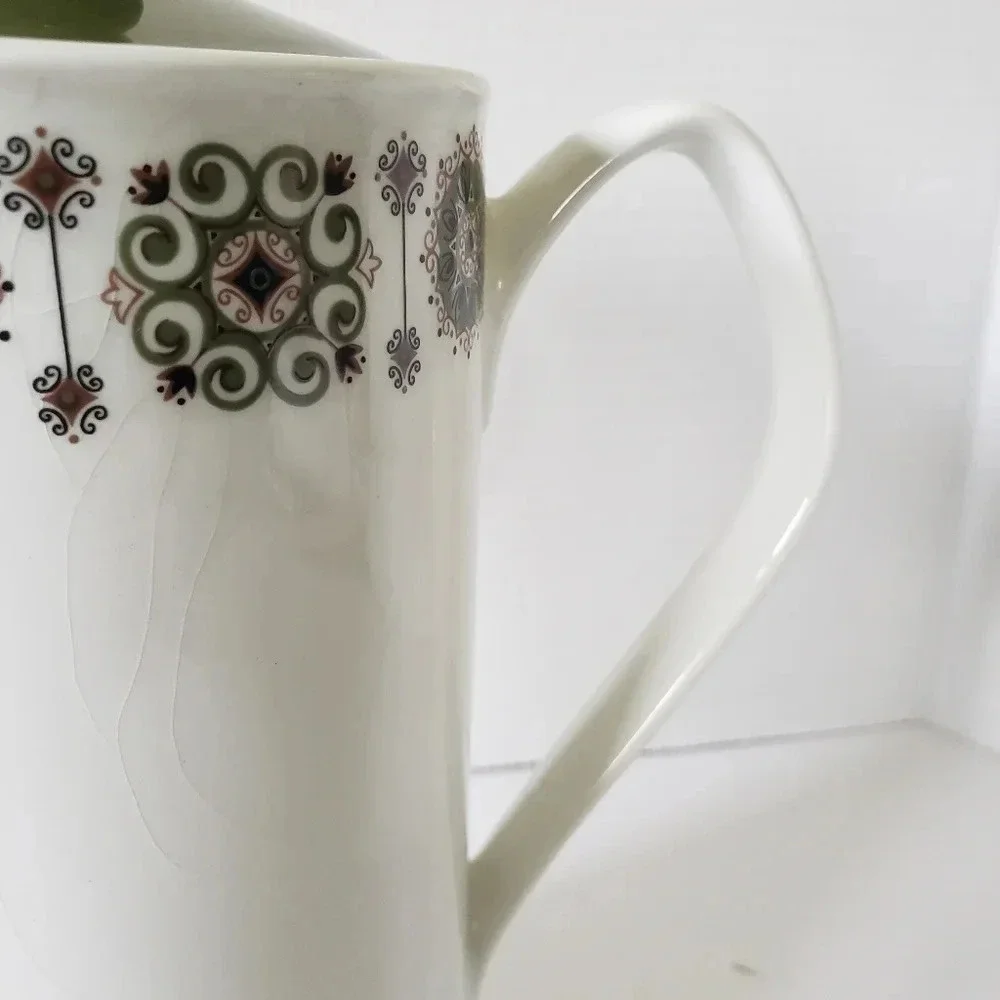 Vintage 1960s Johnston Brothers Large Green/White Coffee/Tea Pot. - Picture 8 of 12